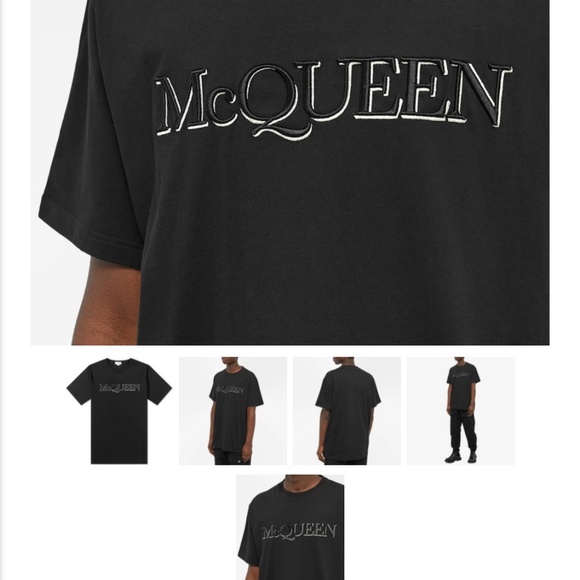 Alexander McQueen Embroidered Logo T-Shirt - Picture 9 of 9